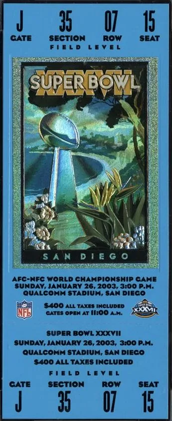 Super Bowl T          Ticket