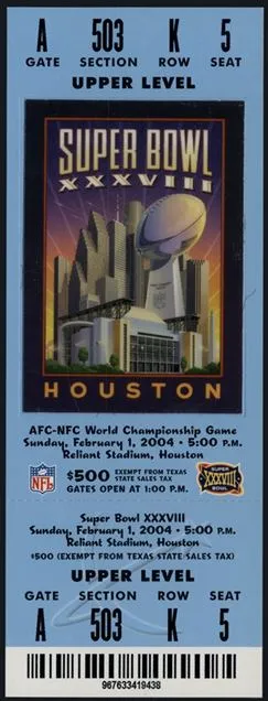 Super Bowl T          Ticket