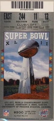Super Bowl XLII       Ticket