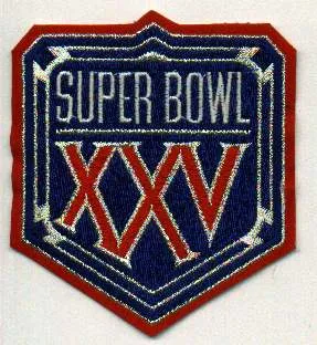 Super Bowl XXV        Patch