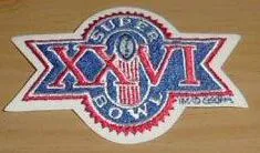 Super Bowl XXVI       Patch
