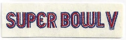 Super Bowl V          Patch