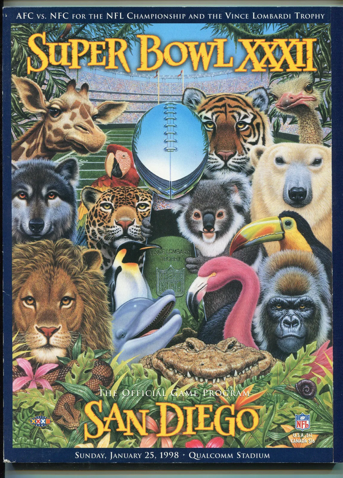 Super Bowl XXXII      Program