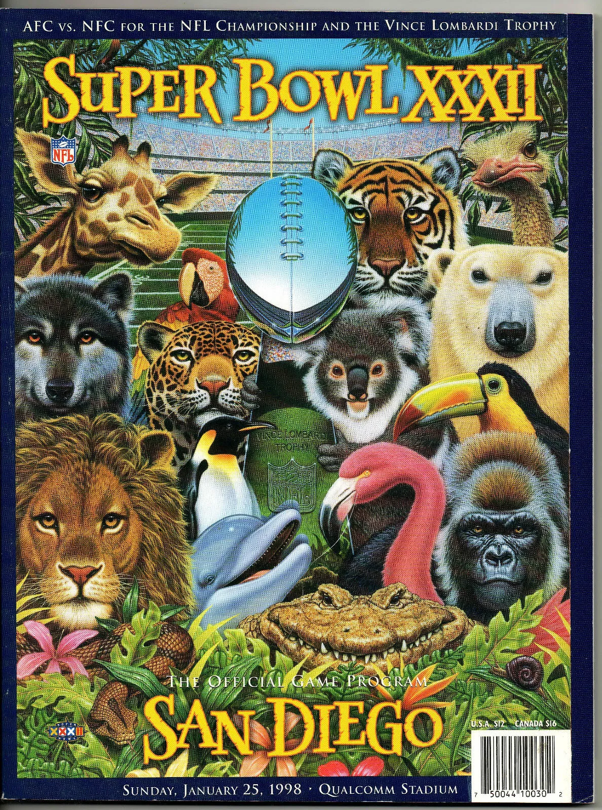 Super Bowl XXXII      Program