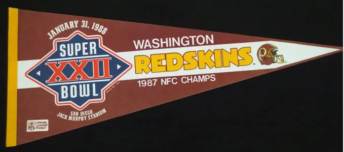 Super Bowl XXII       Pennant