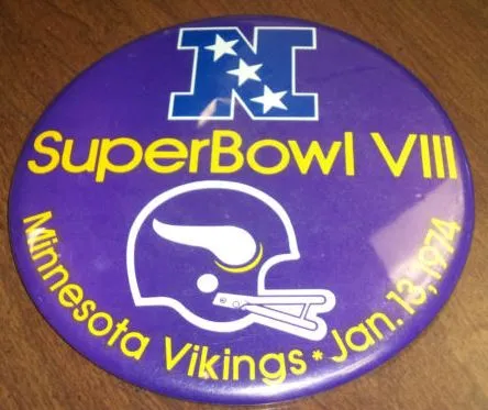 Super Bowl VIII       Pin