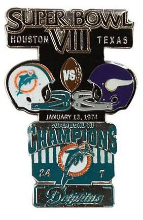 Super Bowl VIII       Pin