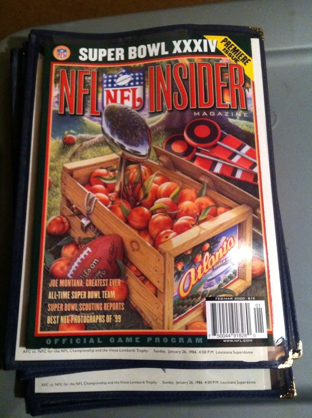 Super Bowl XXXIV      Program