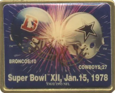 Super Bowl XII        Pin
