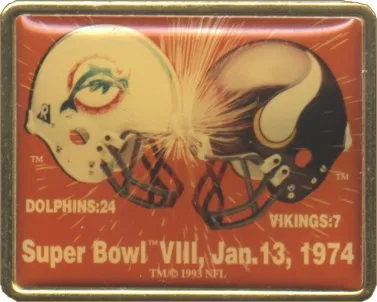 Super Bowl VIII       Pin