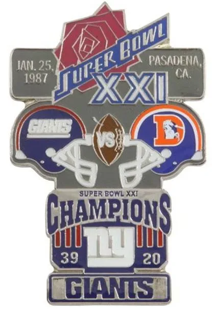 Super Bowl XXI        Pin
