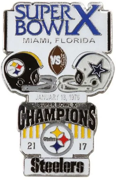 Super Bowl X          Pin